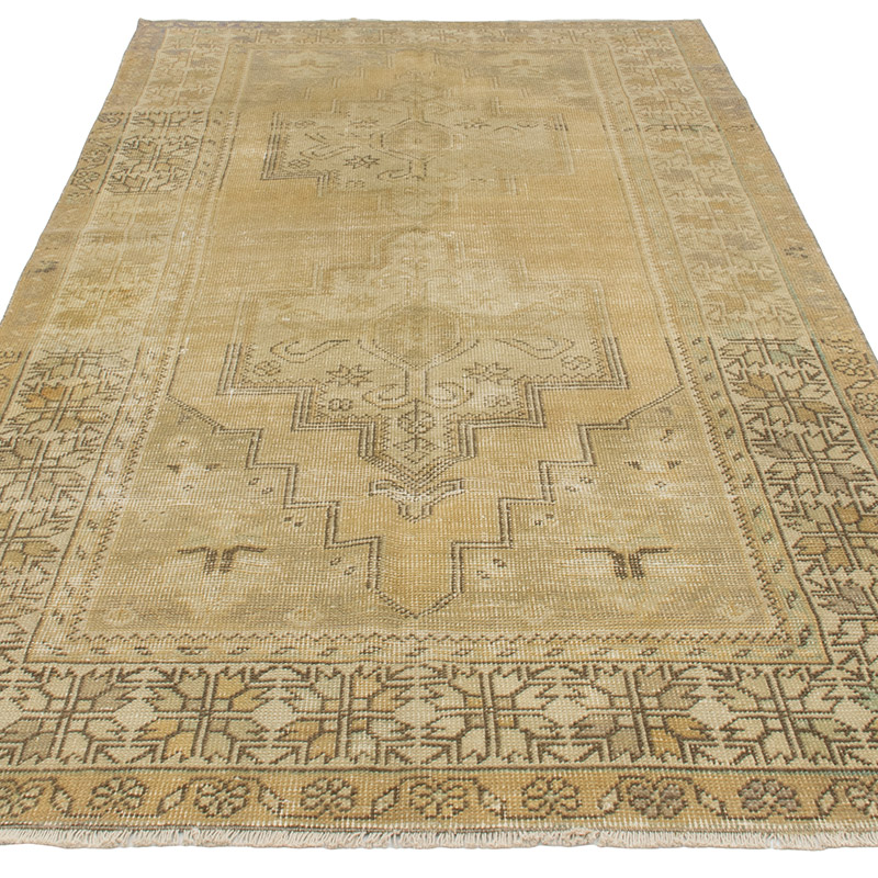 Vintage Turkish Hand-Knotted Rug - 4' 6" x 8' 4" (54" x 100") - K0092796