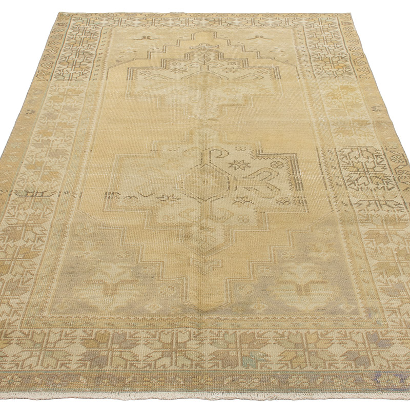 Vintage Turkish Hand-Knotted Rug - 4' 6" x 8' 4" (54" x 100") - K0092796