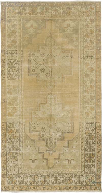 Vintage Turkish Hand-Knotted Rug - 4' 6" x 8' 4" (54" x 100")