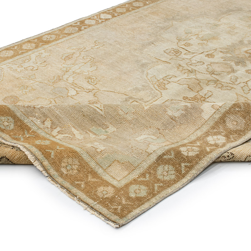 Vintage Turkish Hand-Knotted Rug - 5'  x 9' 5" (60" x 113") - K0092797