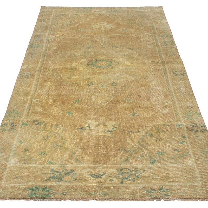 Vintage Turkish Hand-Knotted Rug - 3' 5" x 7' 5" (41" x 89") - K0092800