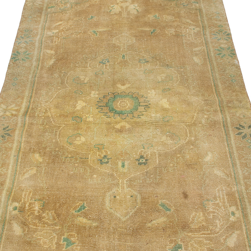 Vintage Turkish Hand-Knotted Rug - 3' 5" x 7' 5" (41" x 89") - K0092800