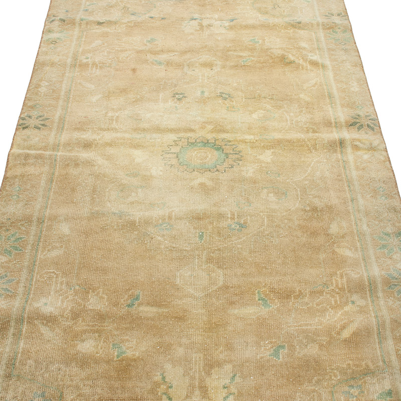Vintage Turkish Hand-Knotted Rug - 3' 5" x 7' 5" (41" x 89") - K0092800