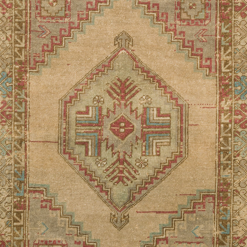 Vintage Turkish Hand-Knotted Rug - 3' 6" x 5' 9" (42" x 69") - K0092801