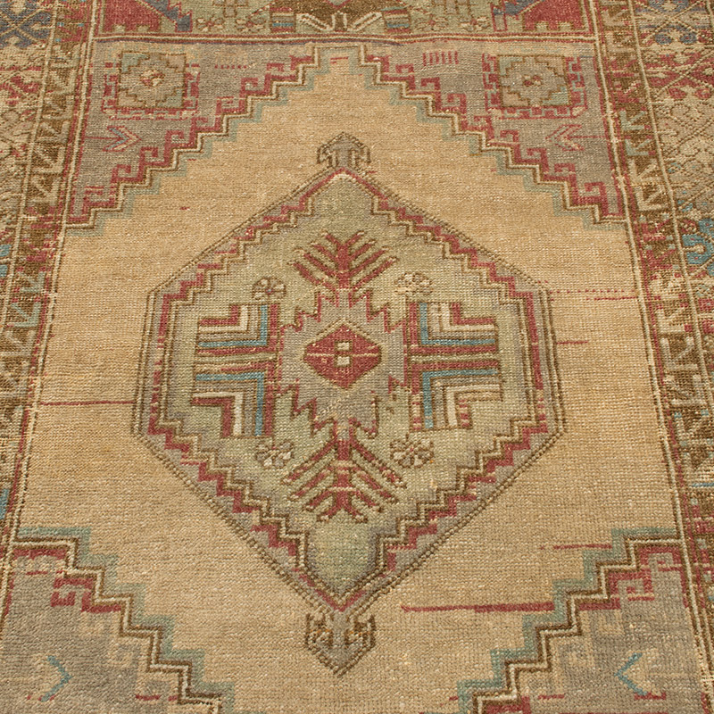 Vintage Turkish Hand-Knotted Rug - 3' 6" x 5' 9" (42" x 69") - K0092801