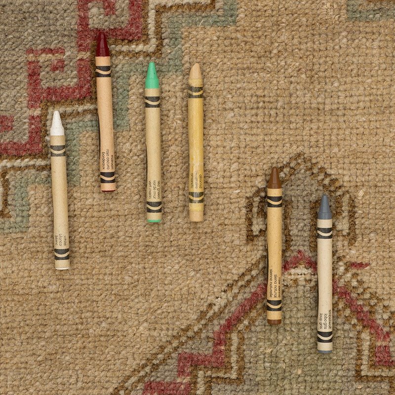 Vintage Turkish Hand-Knotted Rug - 3' 6" x 5' 9" (42" x 69") - K0092801