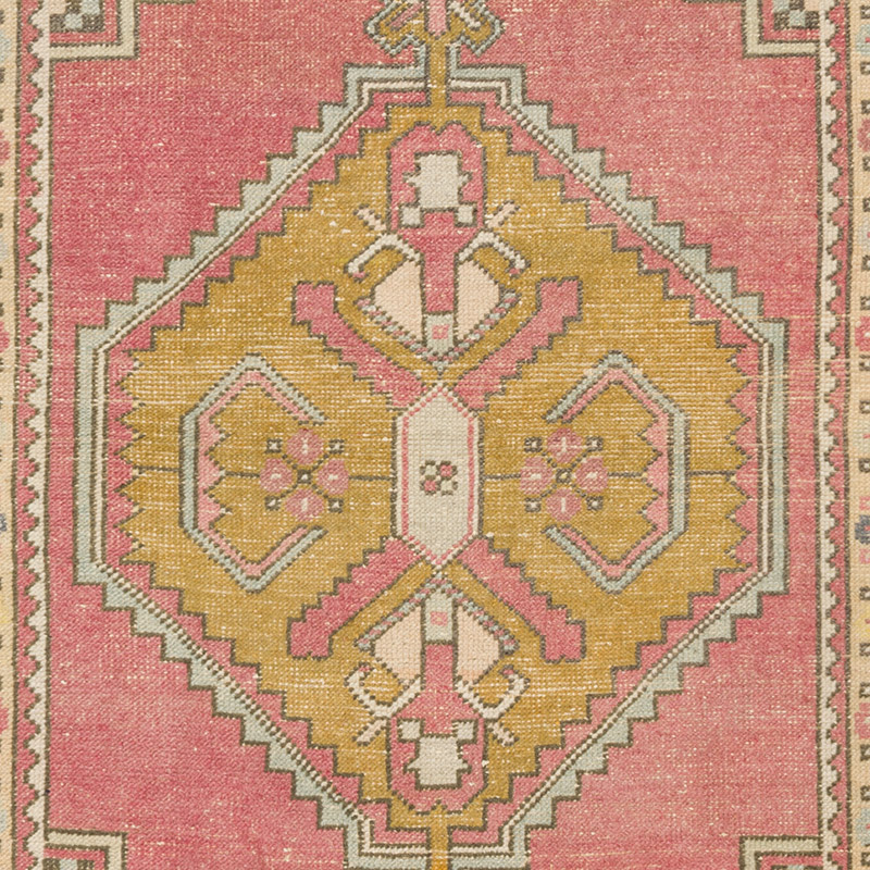 Vintage Turkish Hand-Knotted Rug - 3' 7" x 6' 4" (43" x 76") - K0092803