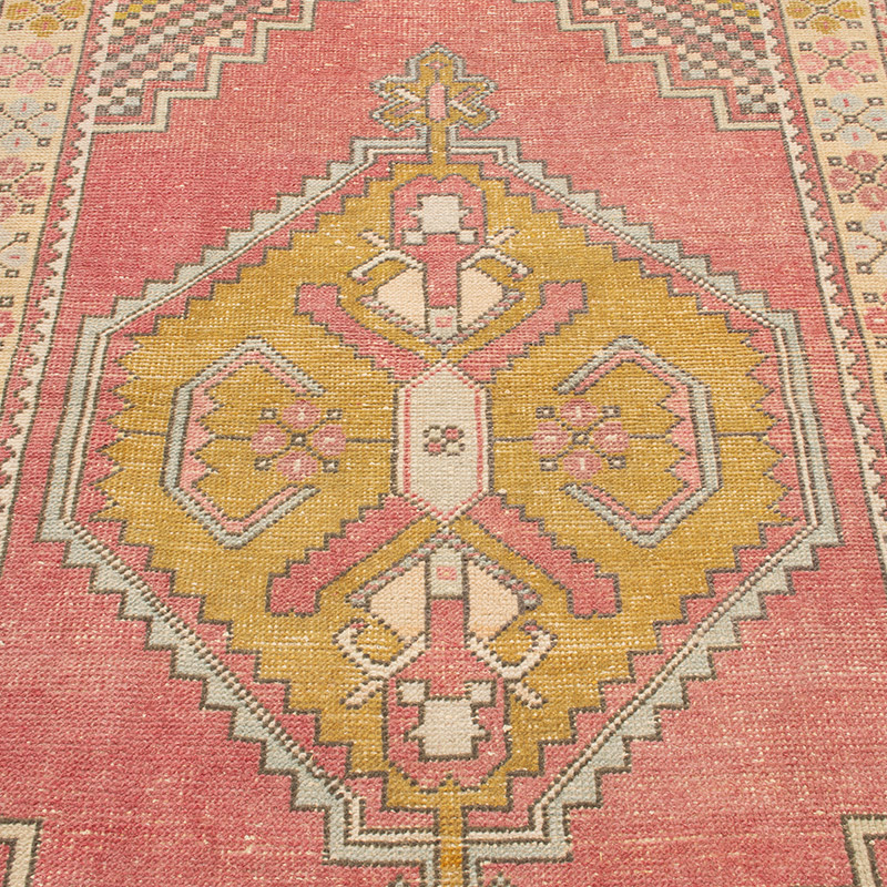 Vintage Turkish Hand-Knotted Rug - 3' 7" x 6' 4" (43" x 76") - K0092803