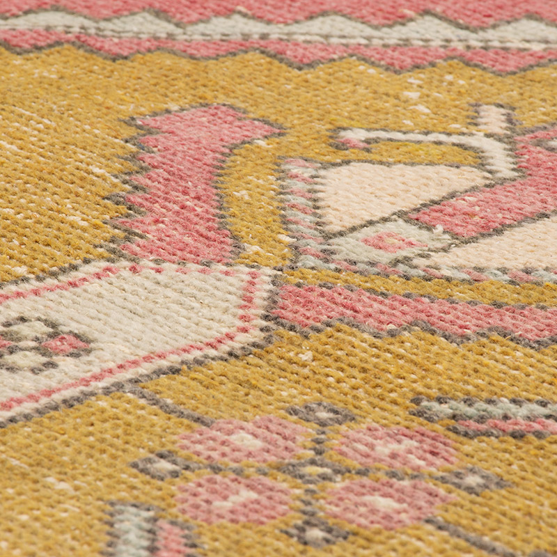 Vintage Turkish Hand-Knotted Rug - 3' 7" x 6' 4" (43" x 76") - K0092803