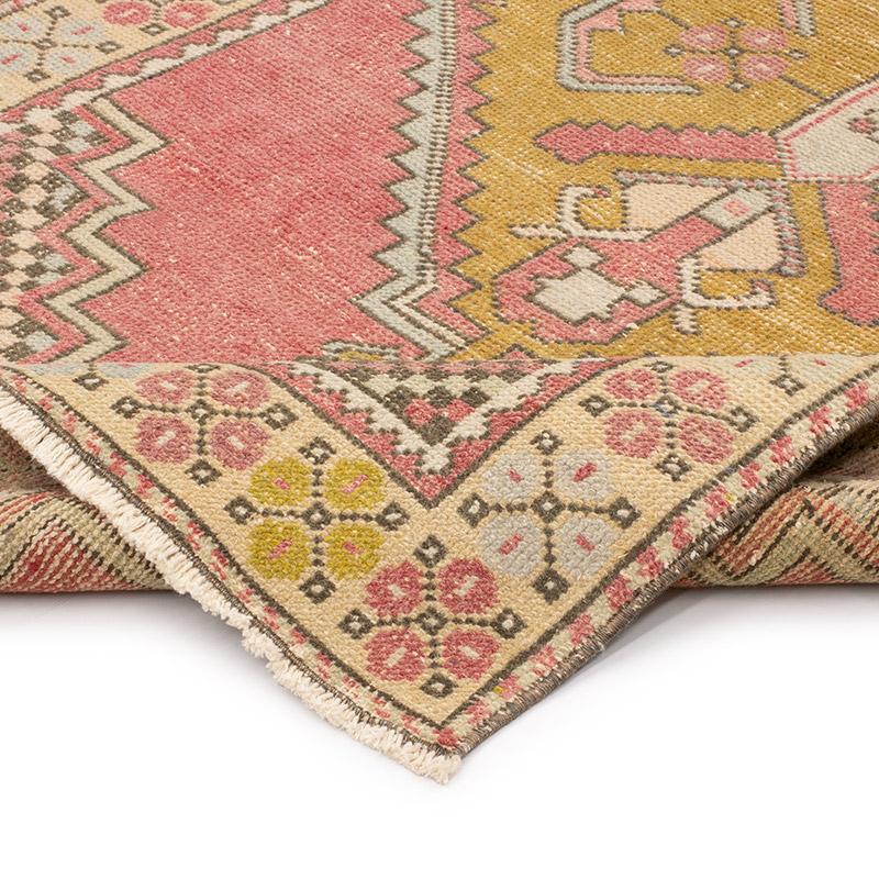 Vintage Turkish Hand-Knotted Rug - 3' 7" x 6' 4" (43" x 76") - K0092803