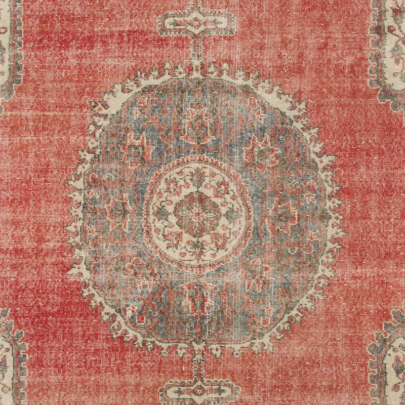 Vintage Turkish Hand-Knotted Rug - 5' 6" x 9' 11" (66" x 119") - K0092804
