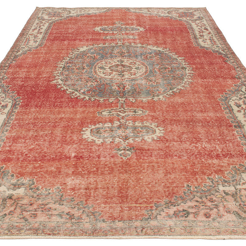 Vintage Turkish Hand-Knotted Rug - 5' 6" x 9' 11" (66" x 119") - K0092804
