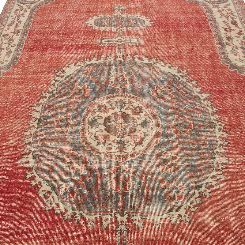 Vintage Turkish Hand-Knotted Rug - 5' 6" x 9' 11" (66" x 119") - K0092804