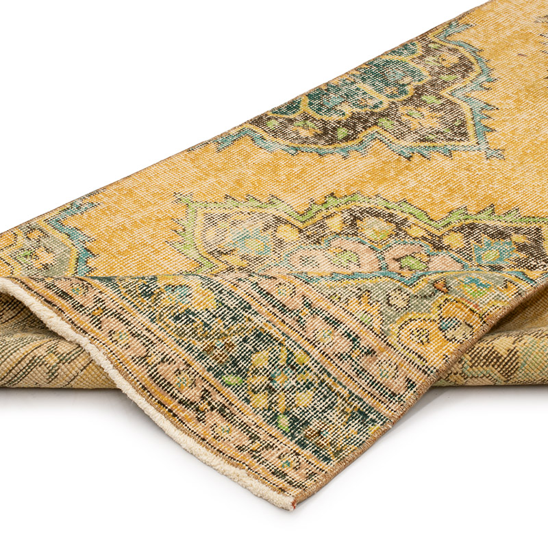 Vintage Turkish Hand-Knotted Runner - 87 cm x 387 cm - K0092806