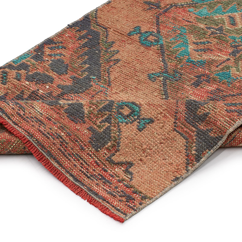 Vintage Turkish Hand-Knotted Runner - 2' 6" x 10' 3" (30" x 123") - K0092808