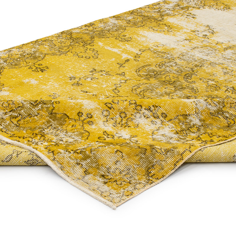 Alfombra Turca Vintage Sobre-teñida - K0092810