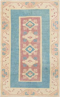 Alfombra Vintage Turca Anudada a Mano - 153 cm x 249 cm