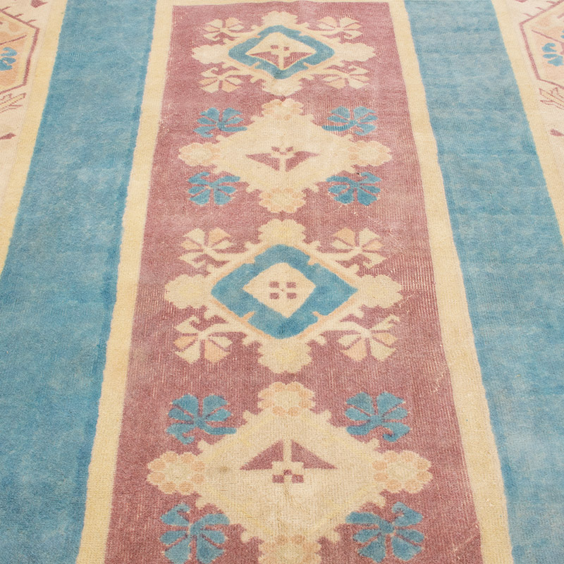 Vintage Turkish Hand-Knotted Rug - 5'  x 8' 2" (60" x 98") - K0092812