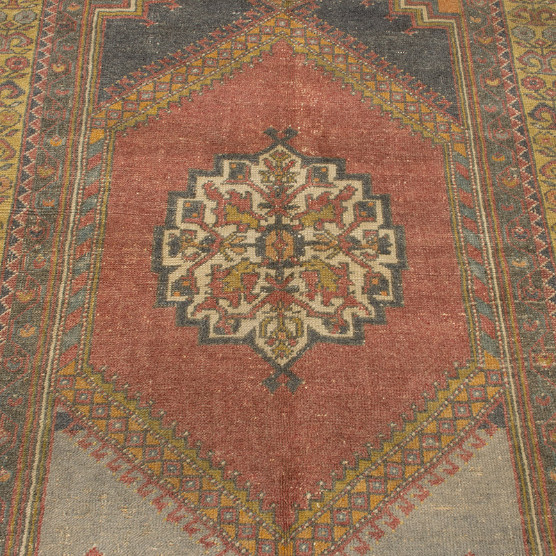 El Dokuma Vintage Halı - 123 cm x 200 cm - K0092814