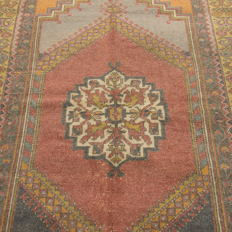 El Dokuma Vintage Halı - 123 cm x 200 cm - K0092814