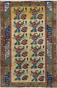 El Dokuma Vintage Halı - 130 cm x 195 cm