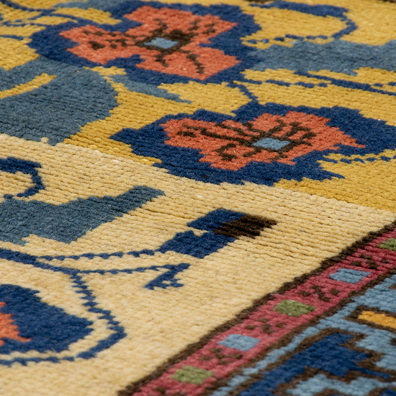 Vintage Turkish Hand-Knotted Rug - 4' 3" x 6' 5" (51" x 77") - K0092815