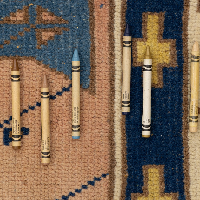 Vintage Turkish Hand-Knotted Rug - 4' 9" x 7' 5" (57" x 89") - K0092816