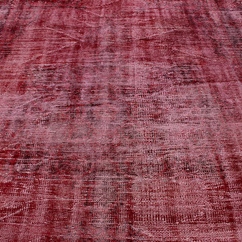 Over-dyed Vintage Hand-Knotted Turkish Rug - K0092817