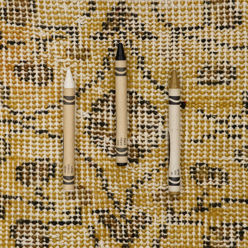 Over-dyed Vintage Hand-Knotted Turkish Rug - K0092818