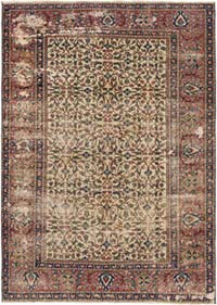 El Dokuma Vintage Halı - 146 cm x 205 cm