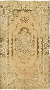 Alfombra Vintage Turca Anudada a Mano - 168 cm x 298 cm