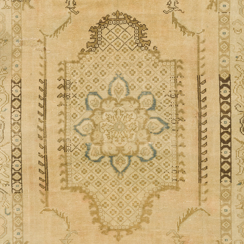 Alfombra Vintage Turca Anudada a Mano - 168 cm x 298 cm - K0092821