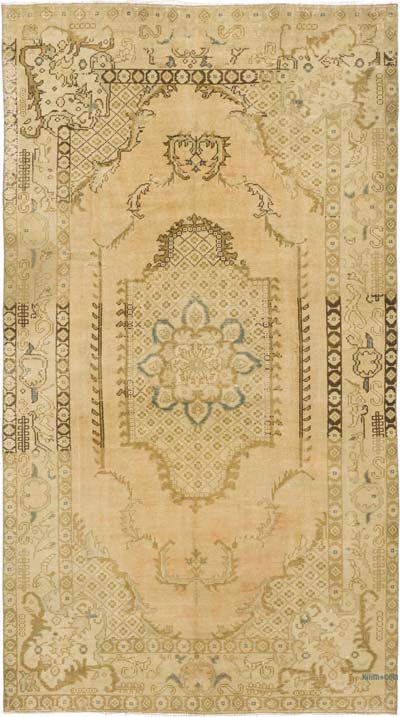 Alfombra Vintage Turca Anudada a Mano - 168 cm x 298 cm