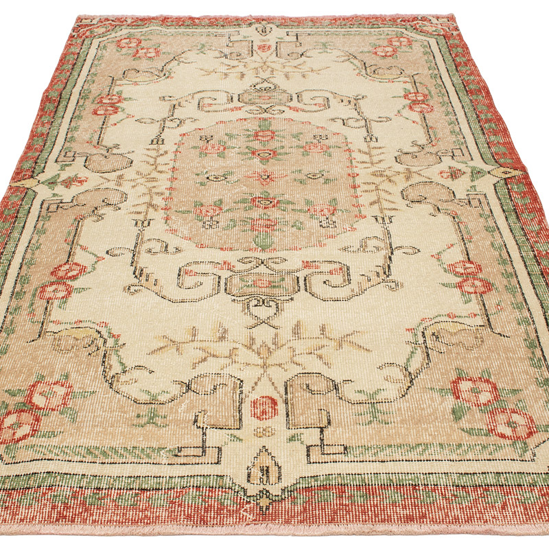 El Dokuma Vintage Halı - 112 cm x 210 cm - K0092823