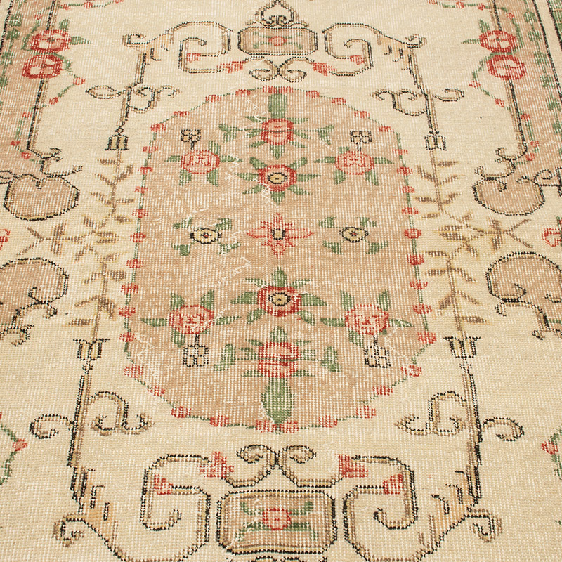 El Dokuma Vintage Halı - 112 cm x 210 cm - K0092823