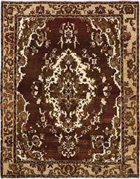 Alfombra Vintage Turca Anudada a Mano - 230 cm x 290 cm