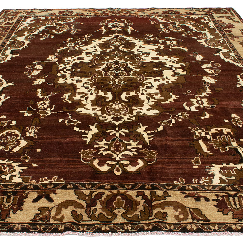 Alfombra Vintage Turca Anudada a Mano - 230 cm x 290 cm - K0092824