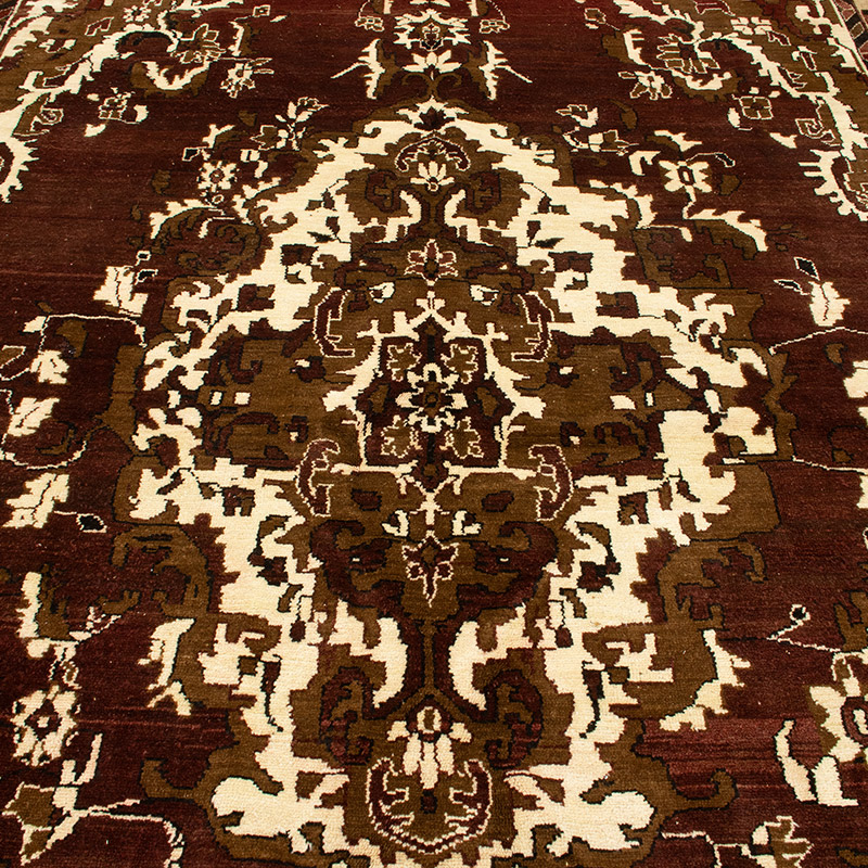 Alfombra Vintage Turca Anudada a Mano - 230 cm x 290 cm - K0092824