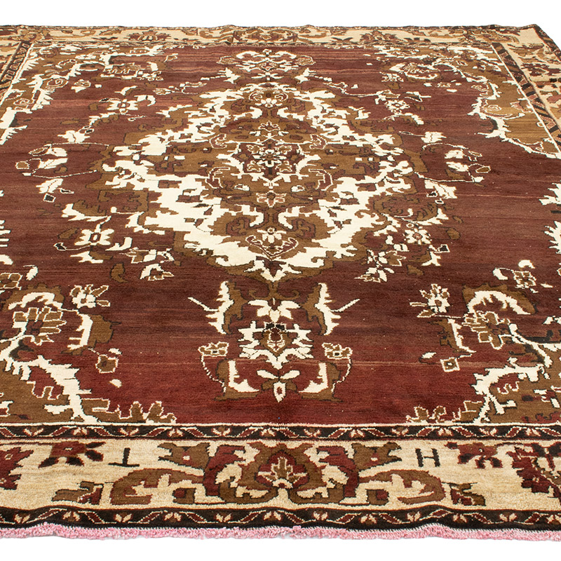 Alfombra Vintage Turca Anudada a Mano - 230 cm x 290 cm - K0092824