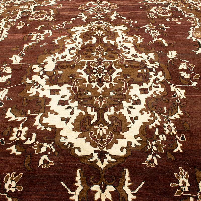 Alfombra Vintage Turca Anudada a Mano - 230 cm x 290 cm - K0092824