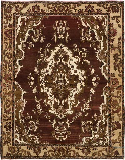 Alfombra Vintage Turca Anudada a Mano - 230 cm x 290 cm