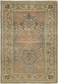 El Dokuma Vintage Halı - 91 cm x 128 cm