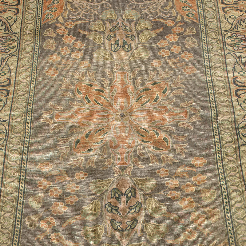 Alfombra Vintage Turca Anudada a Mano - 91 cm x 128 cm - K0092825