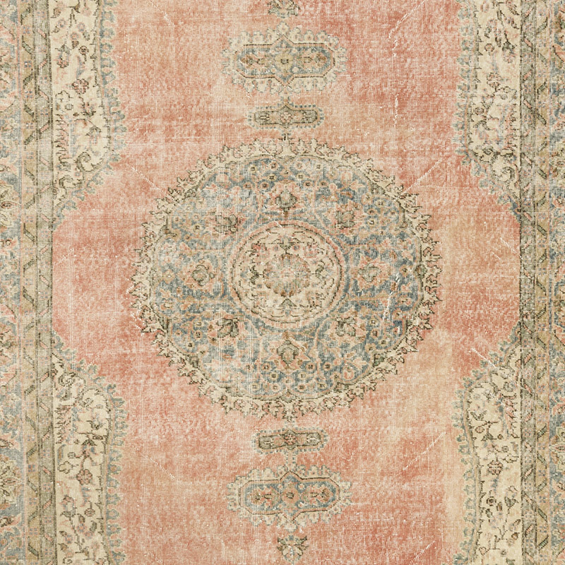 Alfombra Vintage Turca Anudada a Mano - 207 cm x 303 cm - K0092830