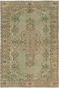 Alfombra Vintage Turca Anudada a Mano - 172 cm x 256 cm