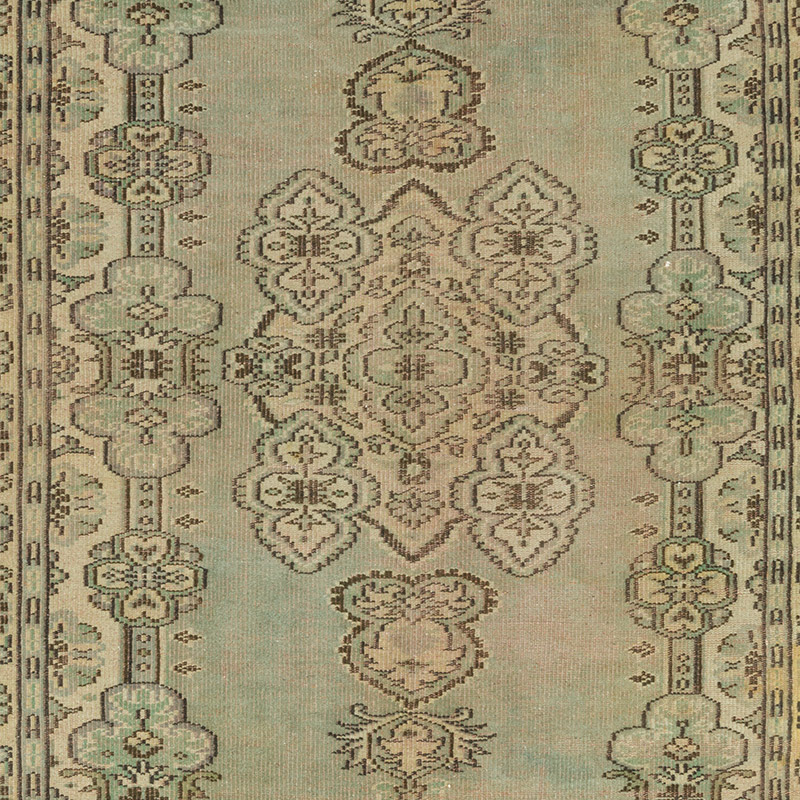 Alfombra Vintage Turca Anudada a Mano - 172 cm x 256 cm - K0092832
