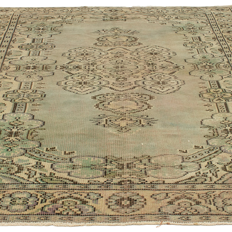 Alfombra Vintage Turca Anudada a Mano - 172 cm x 256 cm - K0092832