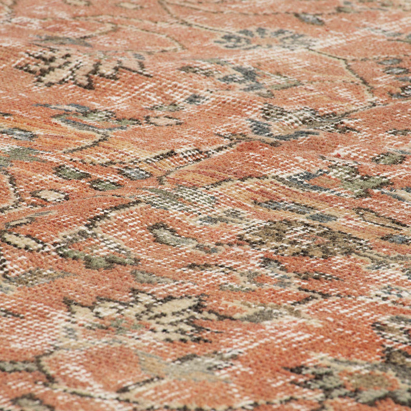 Alfombra Vintage Turca Anudada a Mano - 206 cm x 285 cm - K0092834