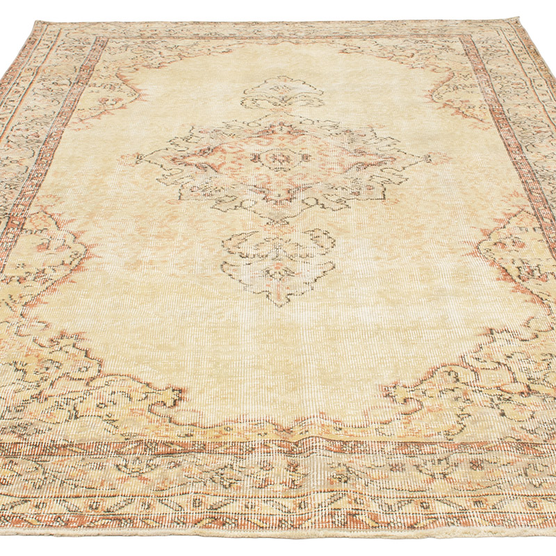 El Dokuma Vintage Halı - 163 cm x 279 cm - K0092836