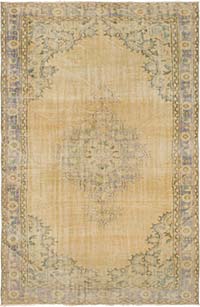 Alfombra Vintage Turca Anudada a Mano - 190 cm x 288 cm